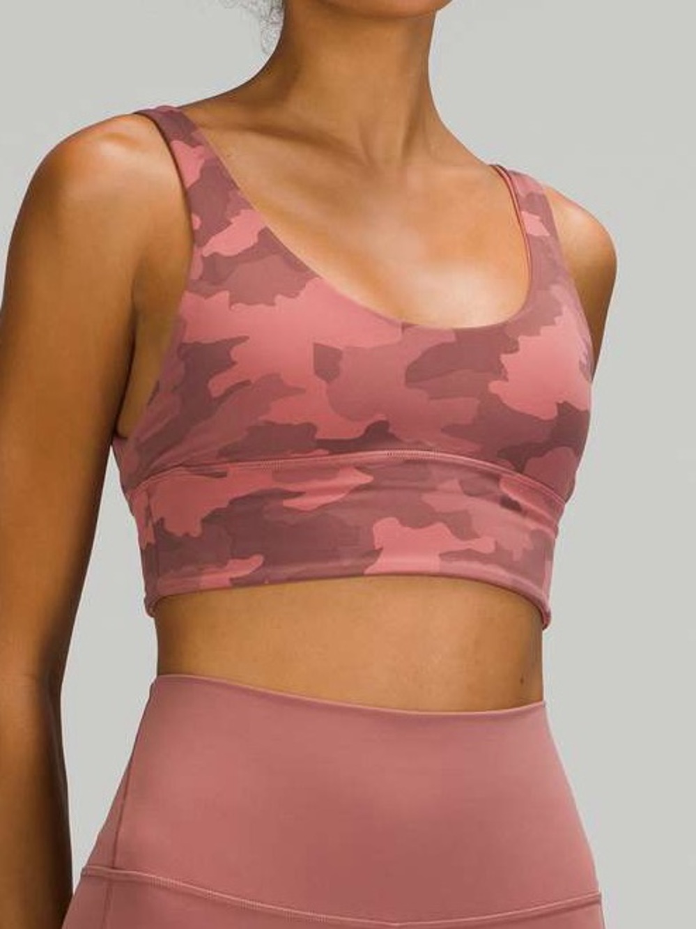 Lululemon Align Reversible Bra in Heritage 365 Camo Brier Rose Multi Colorway